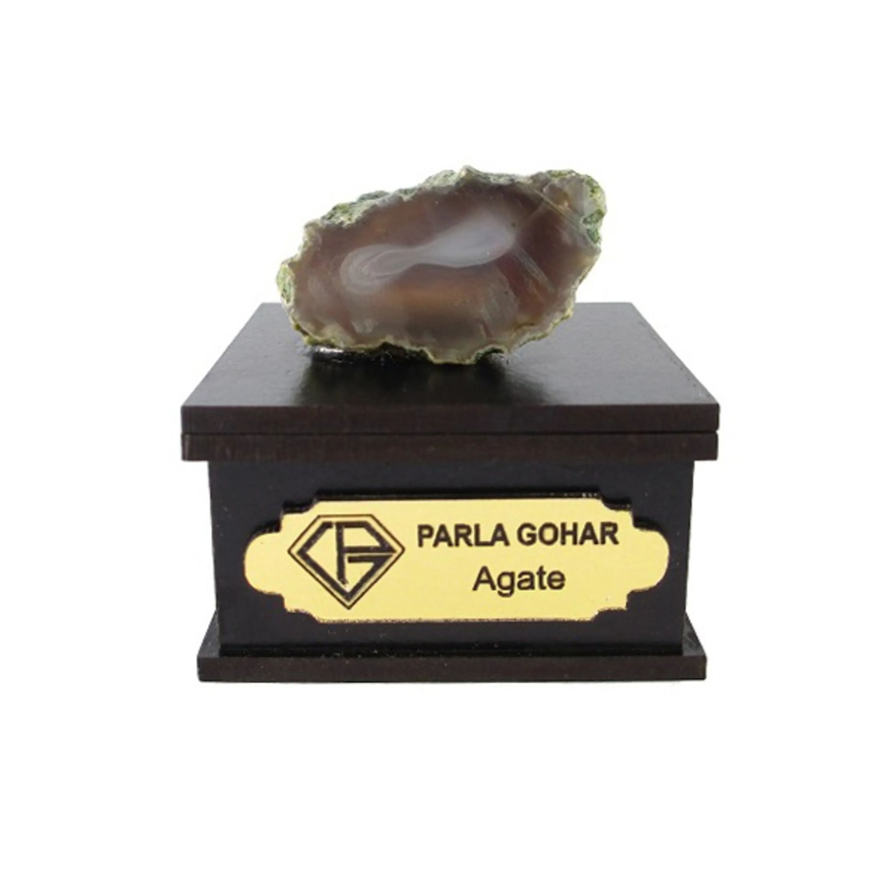 سنگ راف عقیق پارلا گوهر کد 2109